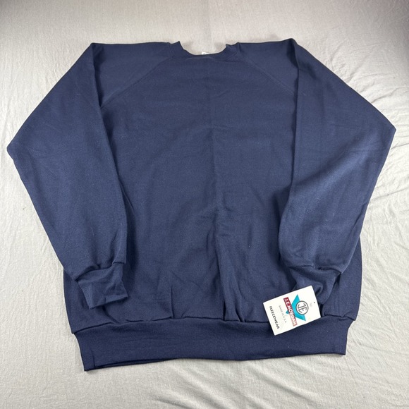 J.E. Morgan Other - JE Morgan Fleecewear Sweater Mens XL Blank Made in USA Sweatshirt 90s Blue NEW